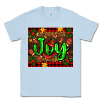 Dusty Blue joy with gloves for Christmas Classic Tee - AdoDesignShop