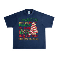 Navy sketchy stuff for some christmas tree cakes Urban Heavy Tee - JahusDesignShop