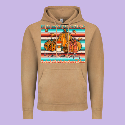 Pumkin Spice Everything Tumbler Vintage Hoodie Designed By Jahusdesignshop