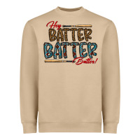 Mushroom hey batter batter batter Heavyweight Sweatshirt - CowhideDigitalArt