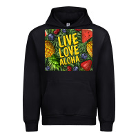 Black live love aloha Urban Hoodie - TumblerDesignByShophia