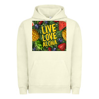 Pigment Pistachio live love aloha Urban Hoodie - TumblerDesignByShophia