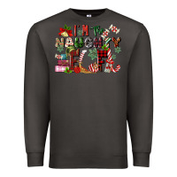 Smoke im the naughty elf Premium Sweatshirt - MaliasSmallBusiness