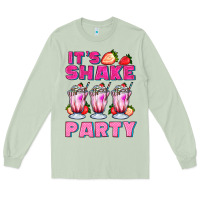 Matcha its shake party with milkshake Long Sleeve Tee - AdoDesignShop