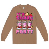 Toasted Coconut its shake party with milkshake Long Sleeve Tee - AdoDesignShop