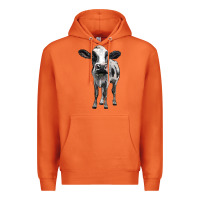 Carrot holstein cow Premium Hoodie - BarkalooDesign