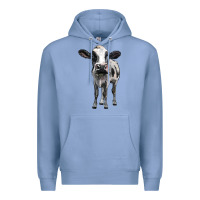Colony Blue holstein cow Premium Hoodie - BarkalooDesign
