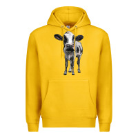 Lemon holstein cow Premium Hoodie - BarkalooDesign