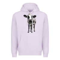 Lilac holstein cow Premium Hoodie - BarkalooDesign