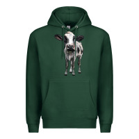 Sports Green holstein cow Premium Hoodie - BarkalooDesign