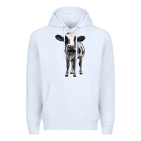 White holstein cow Premium Hoodie - BarkalooDesign