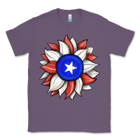 Lavender sunflower puerto rico flag Classic Tee - JahusDesignShop