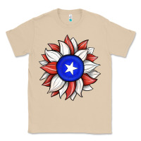 Mushroom sunflower puerto rico flag Classic Tee - JahusDesignShop