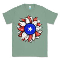 Sage sunflower puerto rico flag Classic Tee - JahusDesignShop