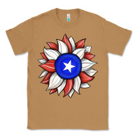 Toasted Coconut sunflower puerto rico flag Classic Tee - JahusDesignShop