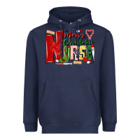 Navy merry christmas nurse Heavyweight Hoodie - MaliasSmallBusiness