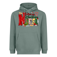 Sage merry christmas nurse Heavyweight Hoodie - MaliasSmallBusiness