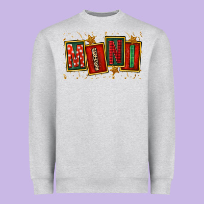 Mini Christmas Heavyweight Sweatshirt Designed By Fadigitalartstudio