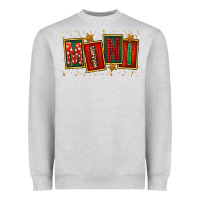 Heather Grey mini christmas Heavyweight Sweatshirt - FaDigitalArtStudio