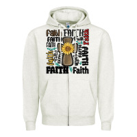 Faith Cross Zipper Hoodie | Teevron