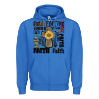 True Royal faith cross Zipper Hoodie - MaliasSmallBusiness
