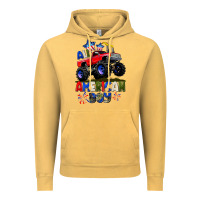 Vintage Mustard All American Boy 4th july Vintage Hoodie - CowGirlArtShop