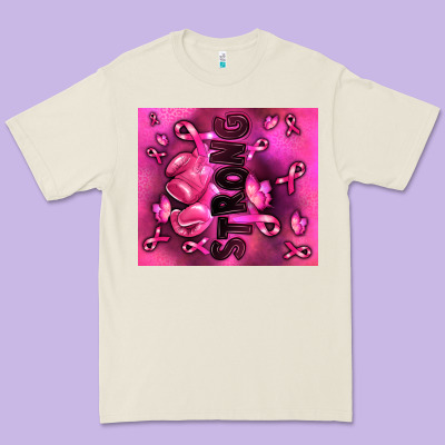 Strong Breast Cancer Premium Tee Designed By Ranaportraitstore