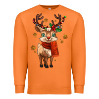 Carrot reindeer in christmas Premium Sweatshirt - MaliasSmallBusiness
