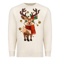 Sandshell reindeer in christmas Premium Sweatshirt - MaliasSmallBusiness