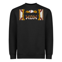Black leopard baseball mom 16oz libbey glass Heavyweight Sweatshirt - HRA Design Shop