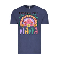 Vintage Denim happiness is being a nana Vintage Tee - JahusDesignShop