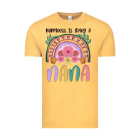Vintage Mustard happiness is being a nana Vintage Tee - JahusDesignShop