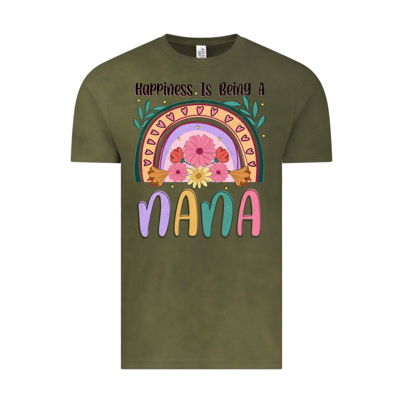 Happiness Is Being A Nana Vintage Tee by JahusDesignShop | Teevron