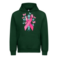 Forest Green Cancer Cross Cancer Awareness Urban Hoodie - HowdyJamesFarm