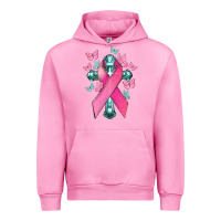 Fuchsia Pink Cancer Cross Cancer Awareness Urban Hoodie - HowdyJamesFarm