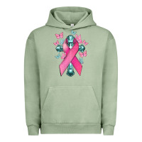 Pigment Oil Green Cancer Cross Cancer Awareness Urban Hoodie - HowdyJamesFarm