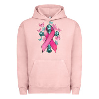 Pigment Salmon Cancer Cross Cancer Awareness Urban Hoodie - HowdyJamesFarm