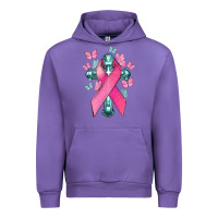 Tulip Cancer Cross Cancer Awareness Urban Hoodie - HowdyJamesFarm