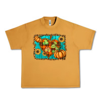 Peanut Butter fall pumpkins and sunflowers heart Urban Heavy Tee - BarkalooDesign