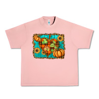 Salmon fall pumpkins and sunflowers heart Urban Heavy Tee - BarkalooDesign