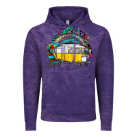 Cloud Purple camp more worry less Vintage Hoodie - SublimationCraftShop