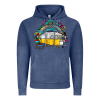 Vintage Denim camp more worry less Vintage Hoodie - SublimationCraftShop