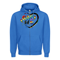 True Royal gay af Zipper Hoodie - MaliasSmallBusiness