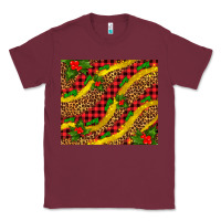 Burgundy merry with mistletoe Classic Tee - AdoDesignShop