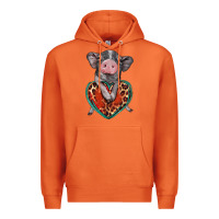 Carrot baby pig with leopard heart Premium Hoodie - BarkalooDesign