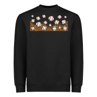 Black leopard baseball 16oz libbey glass Heavyweight Sweatshirt - HRA Design Shop