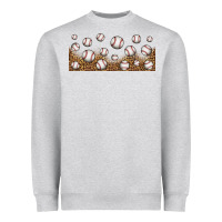 Heather Grey leopard baseball 16oz libbey glass Heavyweight Sweatshirt - HRA Design Shop