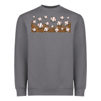 Leopard Baseball 16oz Libbey Glass Heavyweight Sweatshirt | Teevron