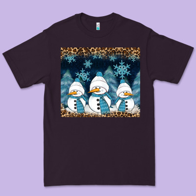 Snowman Winter Premium Tee Designed By Ranaportraitstore