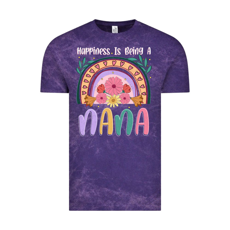 Happiness Is Being A Nana Vintage Tee by JahusDesignShop | Teevron